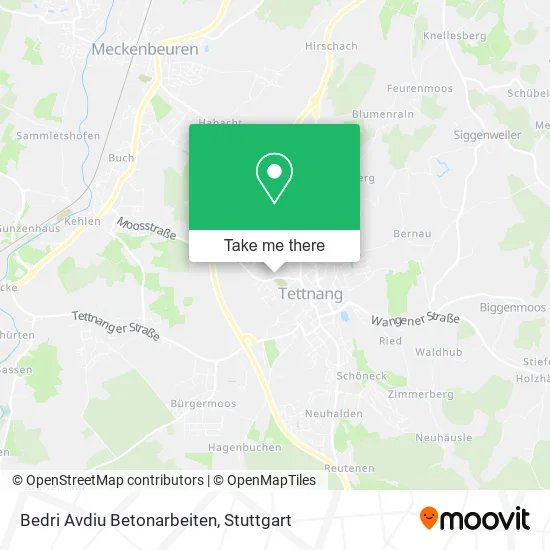 Карта Bedri Avdiu Betonarbeiten