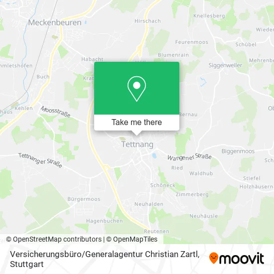 Карта Versicherungsbüro / Generalagentur Christian Zartl