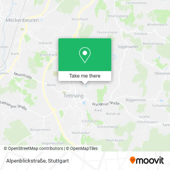 Карта Alpenblickstraße
