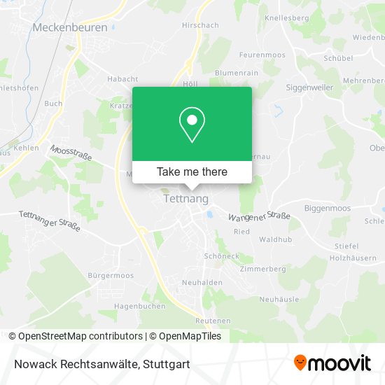 Nowack Rechtsanwälte map