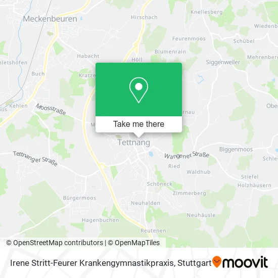 Карта Irene Stritt-Feurer Krankengymnastikpraxis