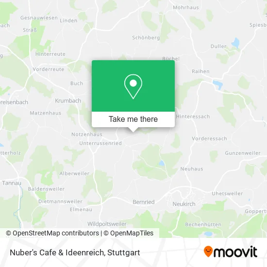 Карта Nuber's Cafe & Ideenreich