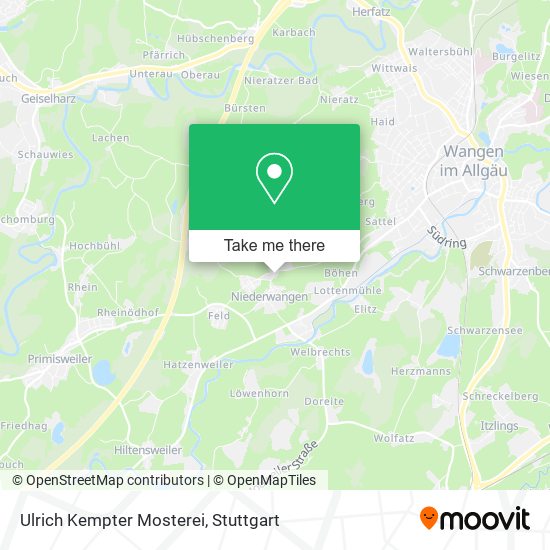 Ulrich Kempter Mosterei map
