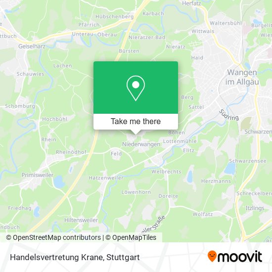 Handelsvertretung Krane map
