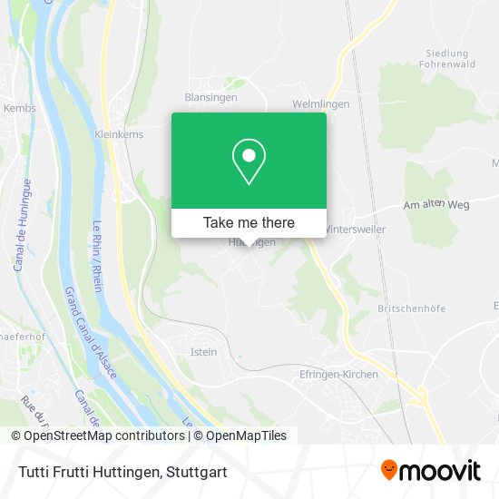 Tutti Frutti Huttingen map