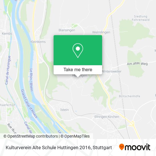 Kulturverein Alte Schule Huttingen 2016 map