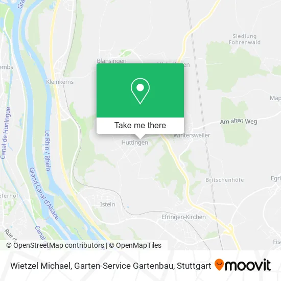 Карта Wietzel Michael, Garten-Service Gartenbau
