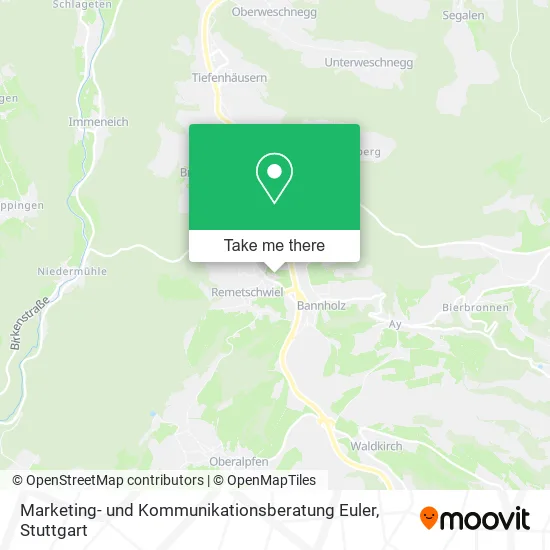 Карта Marketing- und Kommunikationsberatung Euler