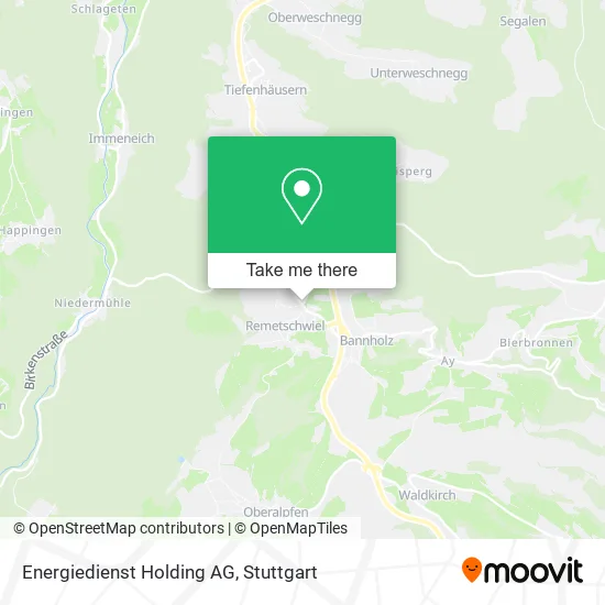 Карта Energiedienst Holding AG
