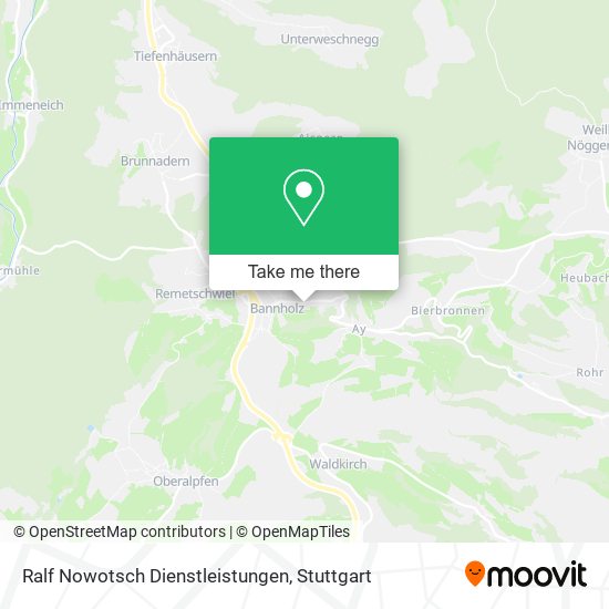 Ralf Nowotsch Dienstleistungen map