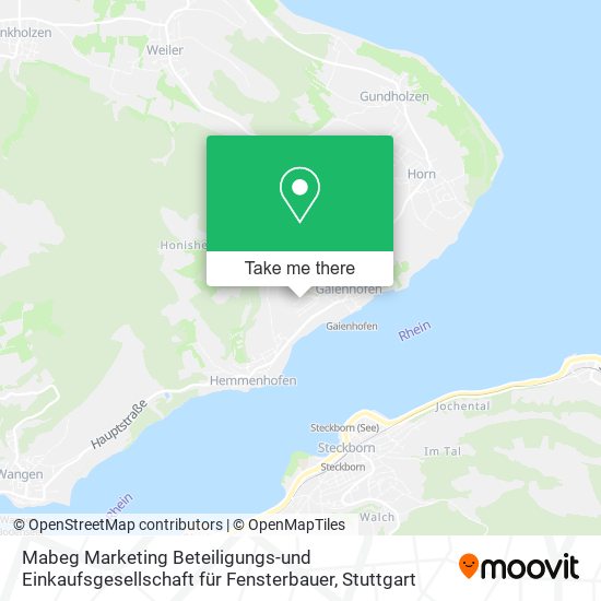 Карта Mabeg Marketing Beteiligungs-und Einkaufsgesellschaft für Fensterbauer