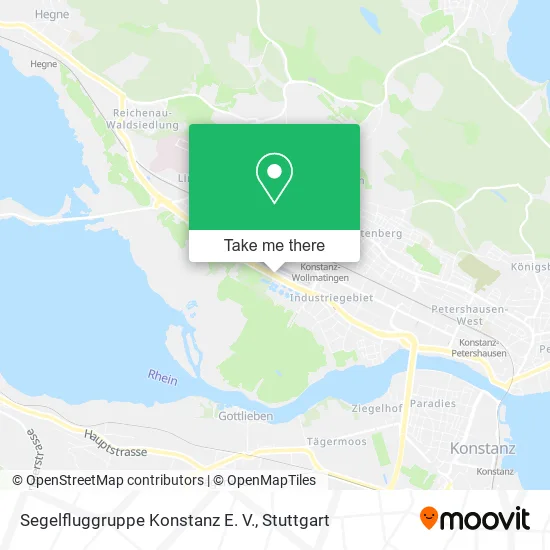 Segelfluggruppe Konstanz E. V. map