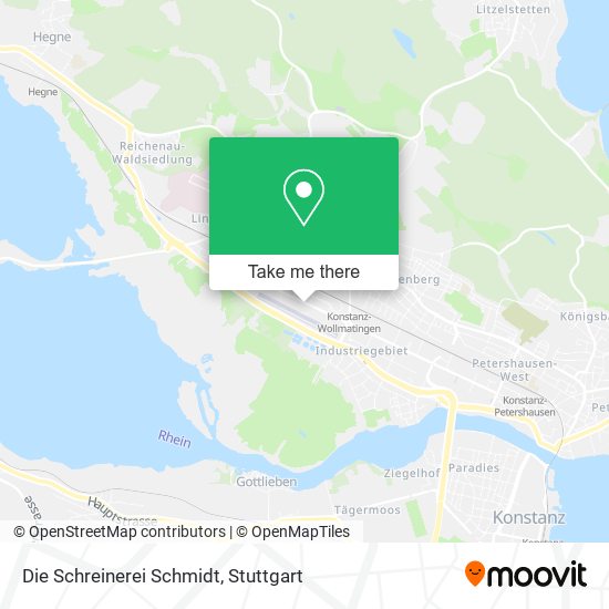 Карта Die Schreinerei Schmidt