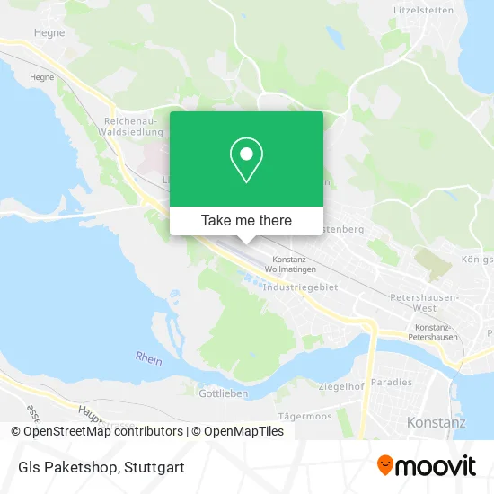 Карта Gls Paketshop