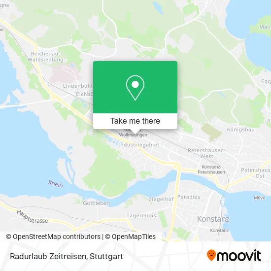 Карта Radurlaub Zeitreisen