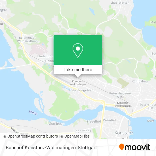 Карта Bahnhof Konstanz-Wollmatingen