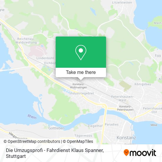 Карта Die Umzugsprofi - Fahrdienst Klaus Spanner