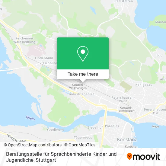 Карта Beratungsstelle für Sprachbehinderte Kinder und Jugendliche