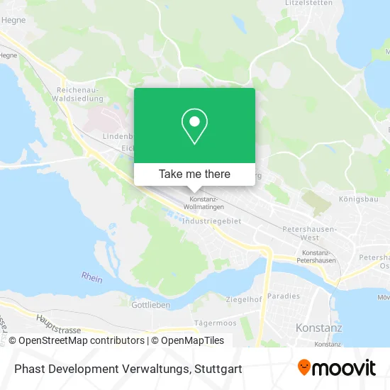 Phast Development Verwaltungs map