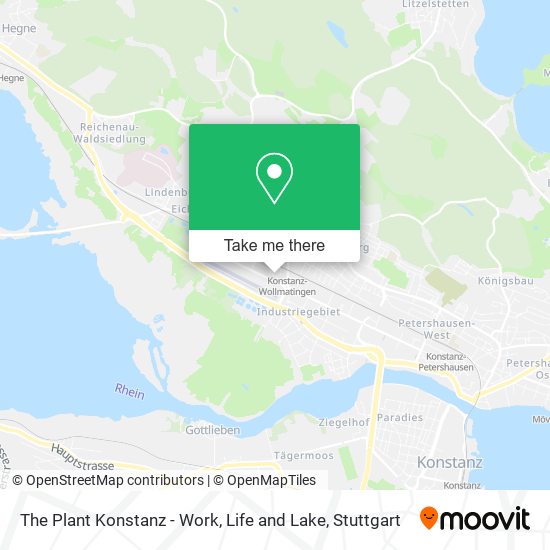 The Plant Konstanz - Work, Life and Lake map