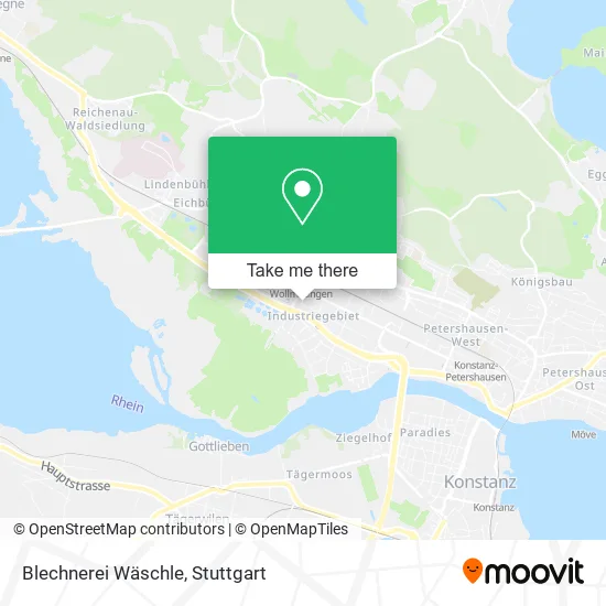 Карта Blechnerei Wäschle