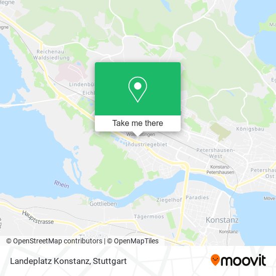 Карта Landeplatz Konstanz