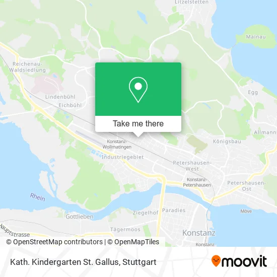 Карта Kath. Kindergarten St. Gallus