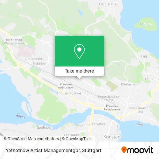 Карта Yetnotnow Artist Managementgbr