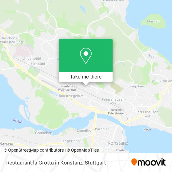 Карта Restaurant la Grotta in Konstanz