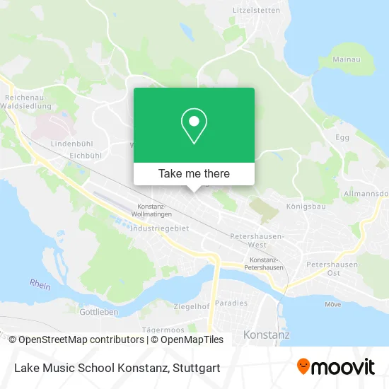 Карта Lake Music School Konstanz