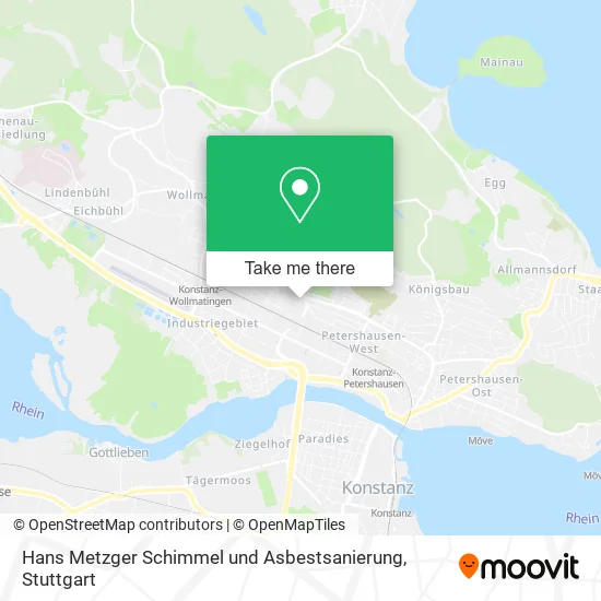 Карта Hans Metzger Schimmel und Asbestsanierung