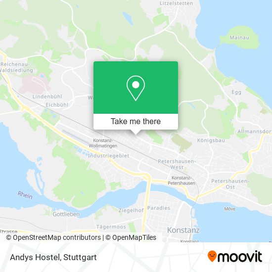 Andys Hostel map