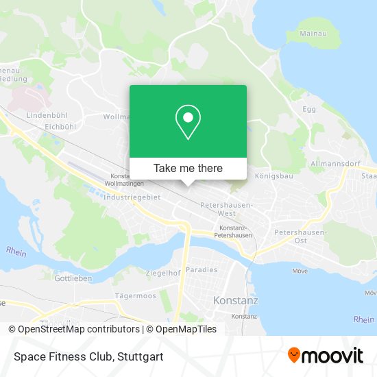 Space Fitness Club map