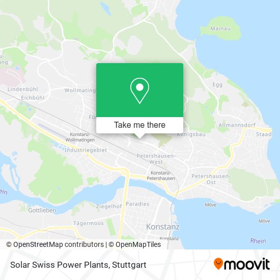 Solar Swiss Power Plants map