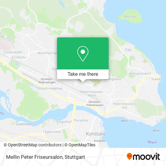 Карта Mellin Peter Friseursalon