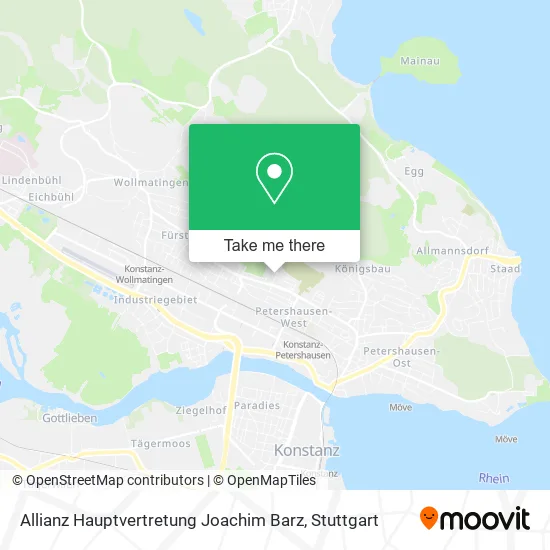 Карта Allianz Hauptvertretung Joachim Barz