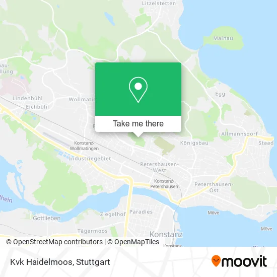 Карта Kvk Haidelmoos