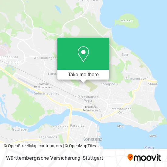 Карта Württembergische Versicherung