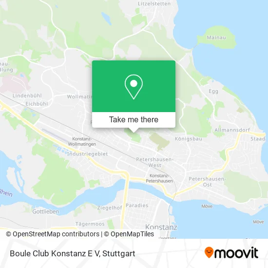 Карта Boule Club Konstanz E V