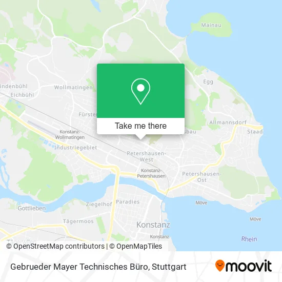 Карта Gebrueder Mayer Technisches Büro