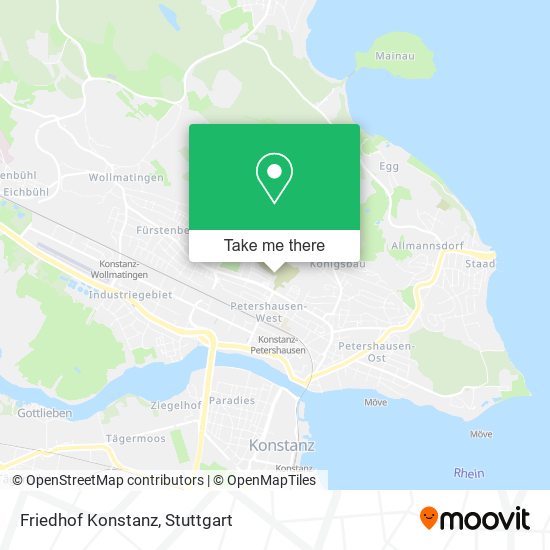 Friedhof Konstanz map