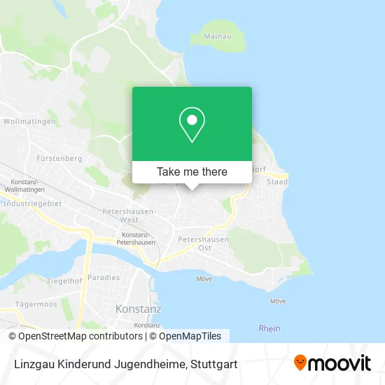 Карта Linzgau Kinderund Jugendheime