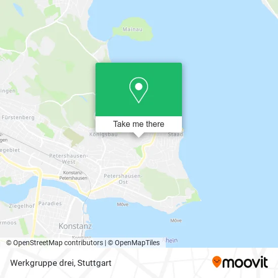 Карта Werkgruppe drei