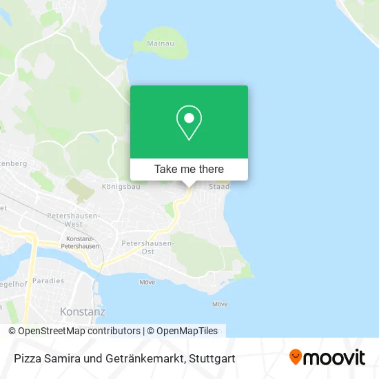Карта Pizza Samira und Getränkemarkt