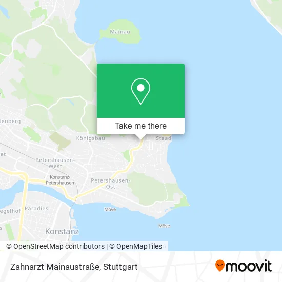 Карта Zahnarzt Mainaustraße