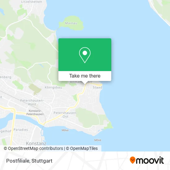 Карта Postfiliale