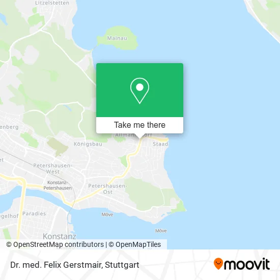 Карта Dr. med. Felix Gerstmair