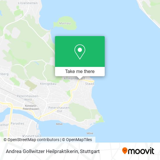 Карта Andrea Gollwitzer Heilpraktikerin