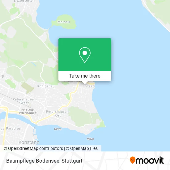 Карта Baumpflege Bodensee