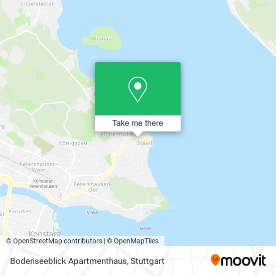 Карта Bodenseeblick Apartmenthaus